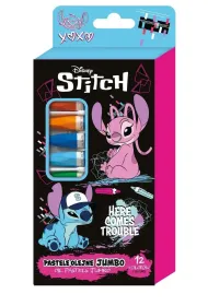 Beniamin Pastele olejne Jumbo Stitch Black 12 kolor�w