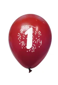 Arpex Balon dekoracyjny z nadrukiem cyferki 1 K7882