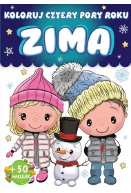 Zima. Koloruj. Cztery pory roku