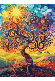 Ideyka Malowanie po numerach - Drzewo �ycia 30x40cm