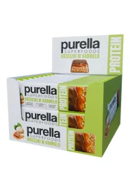 Purella Protein bar baton proteinowy orzeszki w karmelu Zgrzewka 15 x 45 g