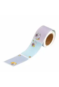 Dalprint Naklejki na rolce etykiety kosmos 4.5x2.5cm 100 szt.