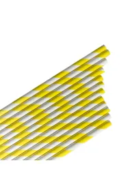 S�omki papierowe paski limonkowe 144 szt.