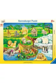 Puzzle ramkowe 14 el. ZOO Ravensburger