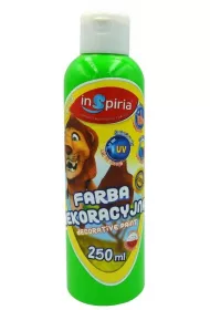 InSpiria Farba dekoracyjna fluorescencyjna zielona 250 ml