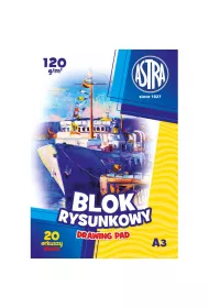 Astra Blok rysunkowy A3 bia�y 120g 10 kartek