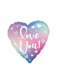 Amscan Balon foliowy Love You ombre 43cm