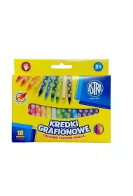 Astra Kredki grafionowe okrge 18 kolorw