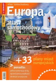 Europa 1:900 000. Atlas samochodowy + 33 plany miast europejskich