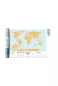 Mapa zdrapka - Travel Map Lagoon World PL