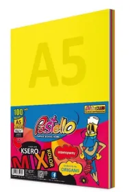 Alfa Pastello Papier ksero A5 80g 5 kolor�w 100 kartek