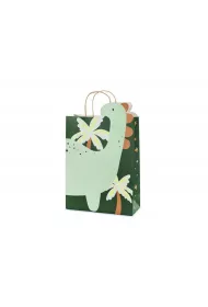 PartyDeco Torebka prezentowa Dinozaur 10x24x37cm