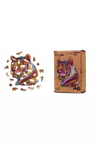 Puzzle drewniane eko 73 el. Tajemniczy tygrys A4 PuzzleOK