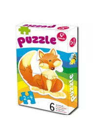 Puzzle 6w1 Zwierz�tka Kukuryku