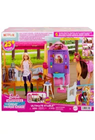 Barbie stadnina koni zestaw + lalka Mattel