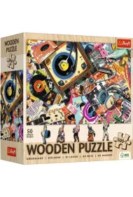 Puzzle drewniane 501 el. W wiecie muzyki Trefl