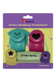 Titanum Zestaw dziurkaczy kreatywnych 5 szt.