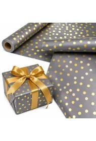 PaperHit Papier ozdobny Z�ote Kropki X-Strong 57cmx25m