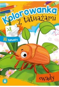 Kolorowanka z tatua�ami. Owady