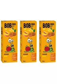 Bob Snail Przekska mango bez dodatku cukru Zestaw 3 x 30 g