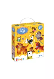 Puzzle 40 el. I Love Dogs Banana Panda