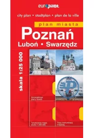 Pozna� Swarz�dz Lubo� Plan miasta 1:25 000 laminowany