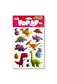 Penmate Naklejki metaliczne Happy Dinozaurs