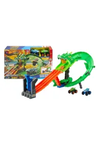 Hot Wheels Monster Truck tor Smoczy wy�cig + 2 auta Mattel