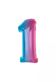 Godan Balon foliowy cyfra 1 t�czowa Smart 92cm