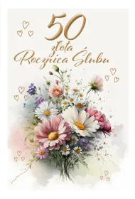 Trend Kartka okoliczno�ciowa Rocznica �lubu 50
