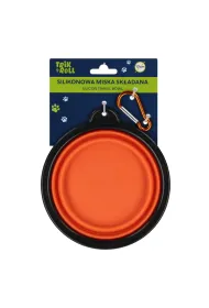 Miska dla zwierz�t silikonowa sk�adana pomara�czowa 13cm TRIK&ROLL 560890