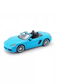 Bburago model porsche 718 boxster blue 1:24