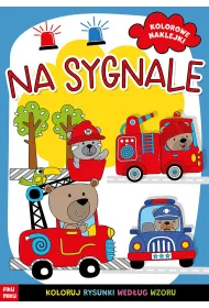 Na sygnale. Kolorowe naklejki