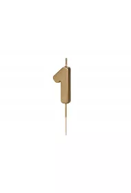 PartyDeco �wieczka urodzinowa 1 z�ota 4.5cm