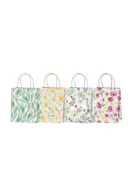 incood. Torba prezentowa 21x25 pastelowe kwiaty mix