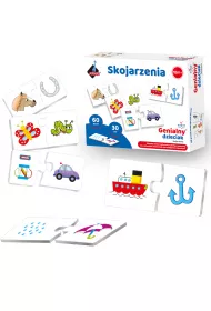 Puzzle 30x2 el. Genialny dzieciak. Skojarzenia Askato