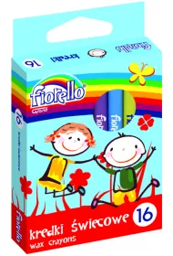 Fiorello Kredki �wiecowe 16 szt.