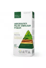 Medica Herbs Wierzbownica, Palma Sabaowa, Pygeum Suplement diety 60 kaps.