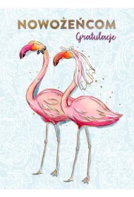 Henry Karnet B6 �lub z kieszonk� - Flamingi