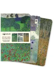 Flame Tree Zestaw 3 notatnik�w Gustav Klimt Krajobrazy