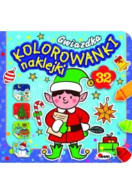 Gwiazdka kolorowanki naklejki