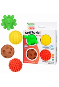Sensorki Tullo Pi�ki sensoryczne 4 szt. bez dziurki