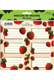 Henry Naklejki na ok�adk� - Truskawka 12 szt.