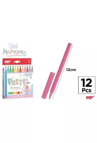 Mp Main Paper Flamastry pastel 12 kolor�w