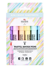 Koh-I-Noor Markery p�dzelkowe pastel 6 kolor�w