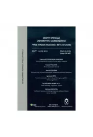 Zeszyty Naukowe Uniersytetu Jagielloskiego Zeszyt 1