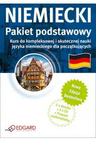 Niemiecki pakiet podstawowy. Kurs do kompleksowej i skutecznej nauki j�zyka niemieckiego dla pocz�tkuj�cych: 2 ksi��ki, 4 p�yty CD, program multimedialny