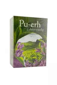 Asz Herbata Pu-Erh z lawend 40 x 2,2 g