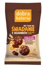 Dobra Kaloria Kulki mocy niadaniowe owsiane - gorzka czekolada 40 g