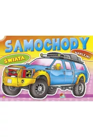 Kolorowanka. Samochody �wiata. Auto terenowe z baga�nikiem